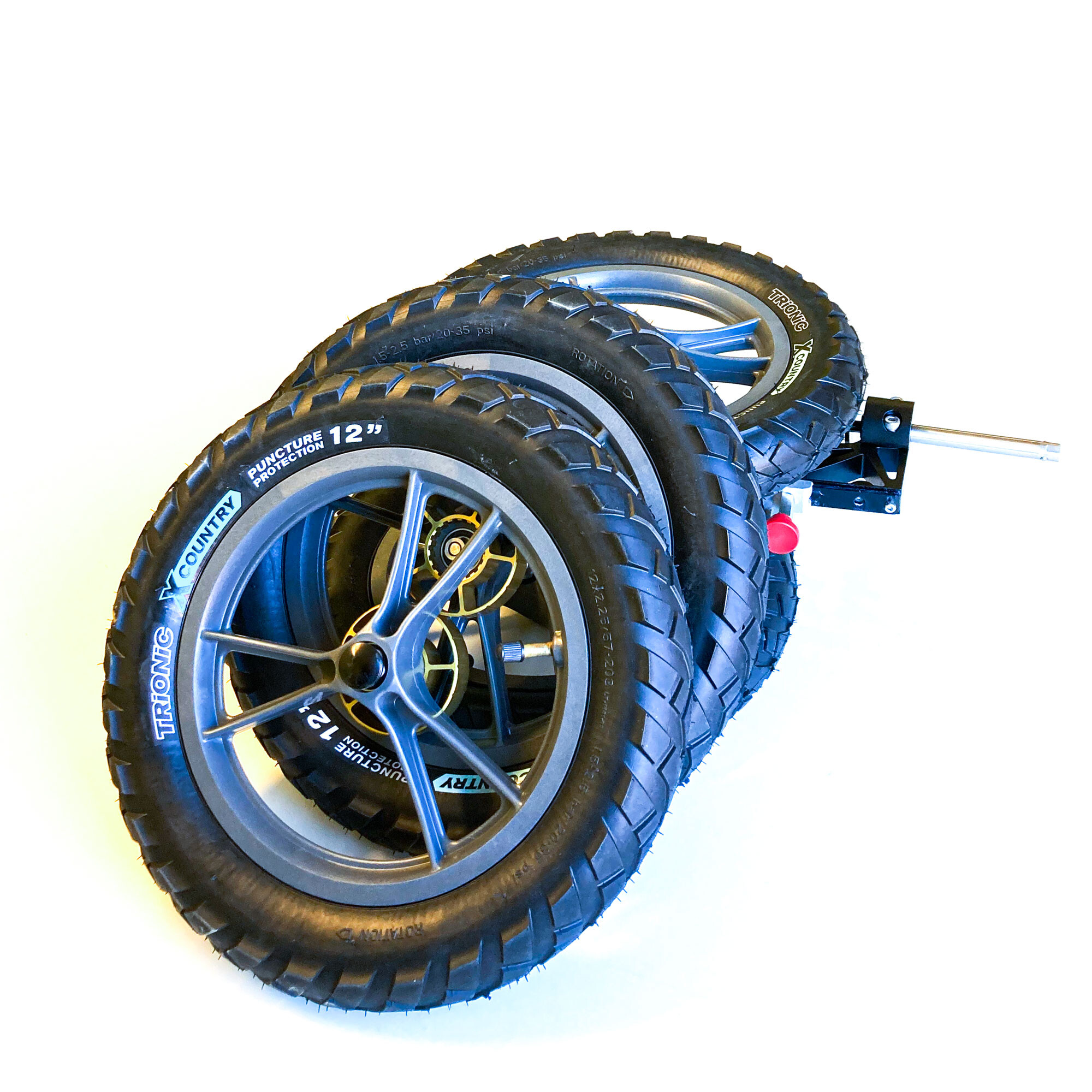 Veloped jeu de roues 12" complet