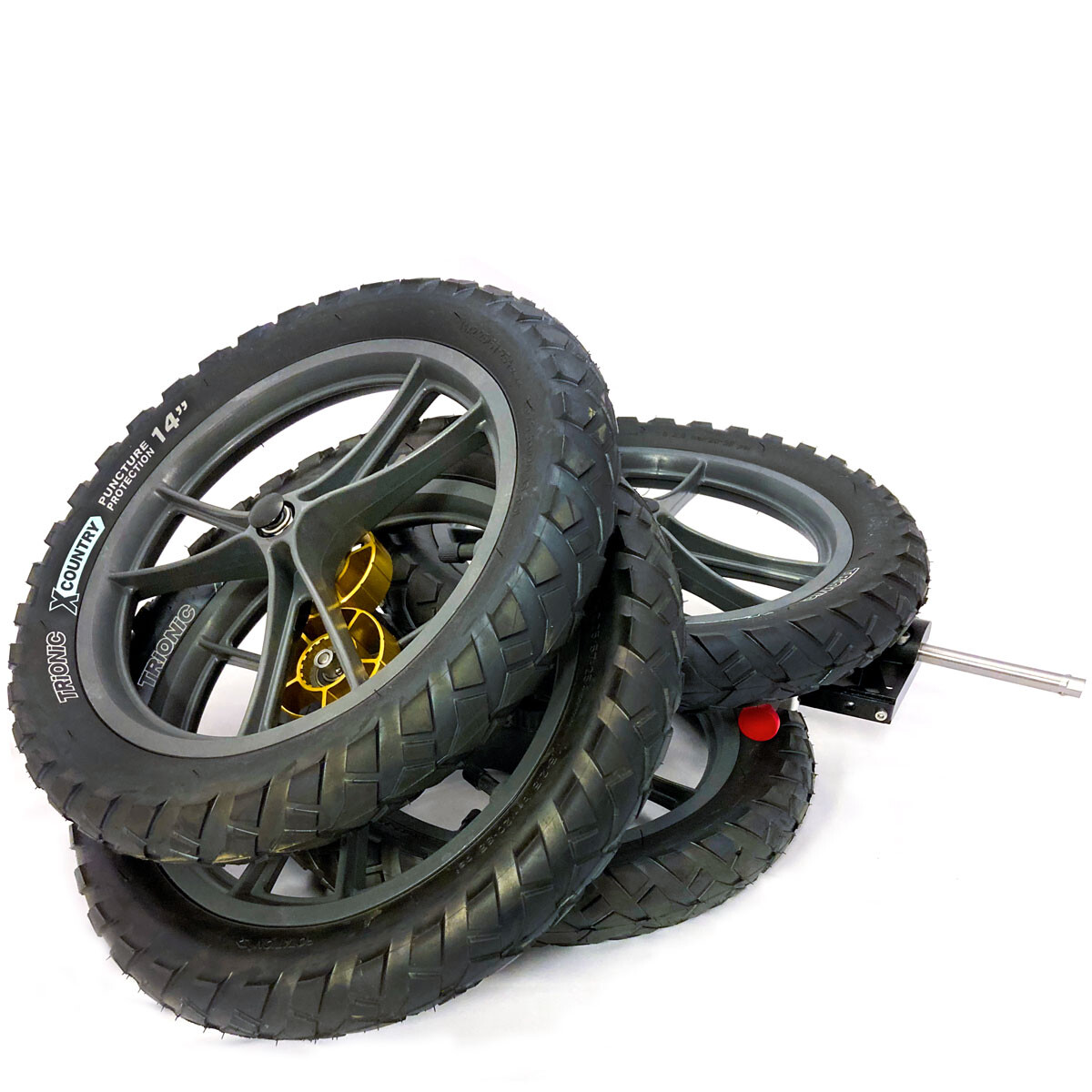 Veloped jeu de roues 14" complet