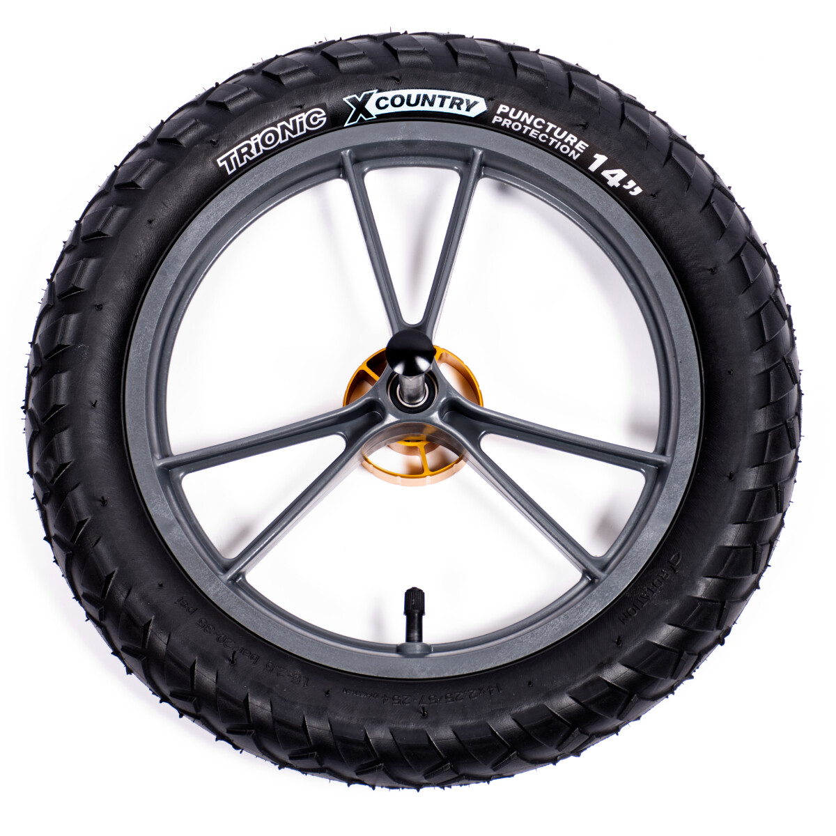 Veloped roue arrière 14" complète
