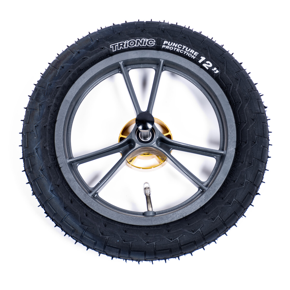 Roue arrière 12" L complète Walker 12er