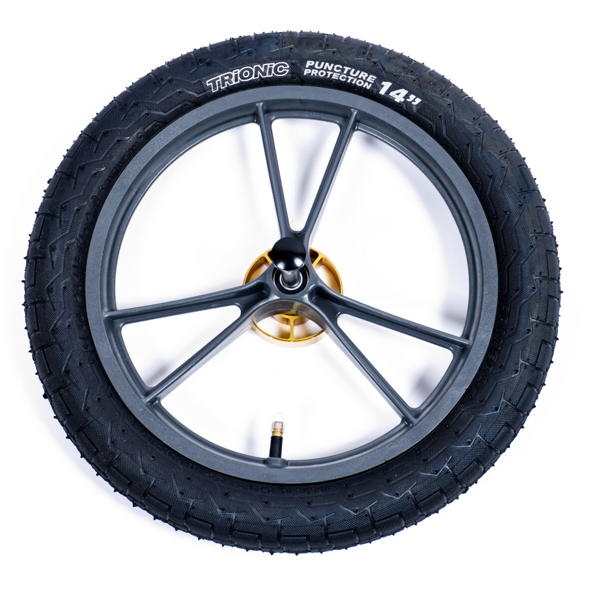 Roue arrière 14" L complète Walker 14er